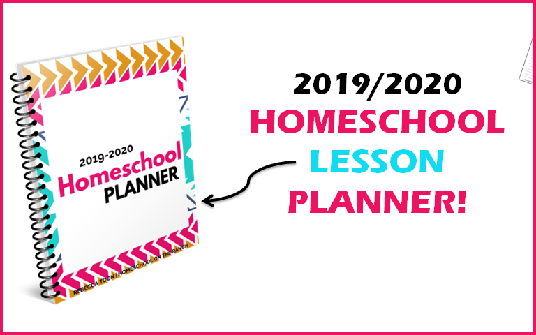 2019/2020 Printable homeschool planner
