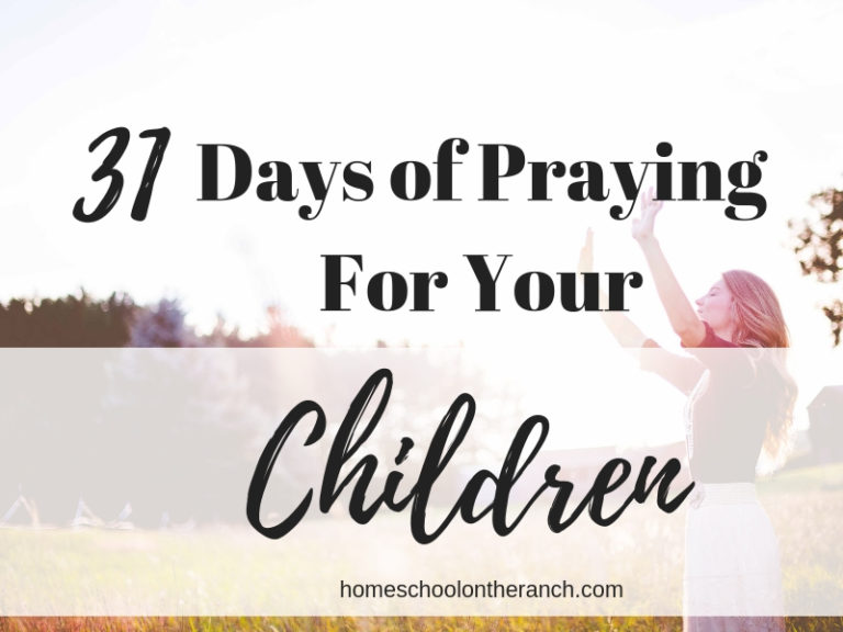 31 Days of Prayers for Your Children - Smart Mom at Home