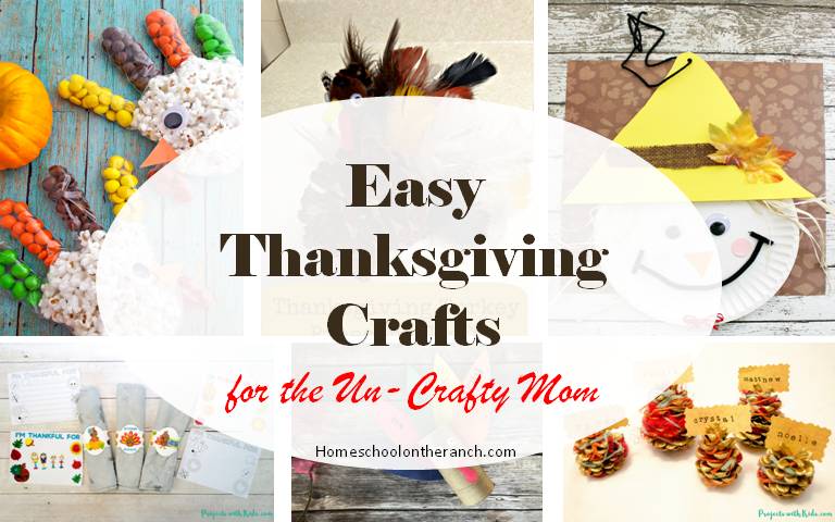 easy thanksgiving crafts for kids and preschoolers