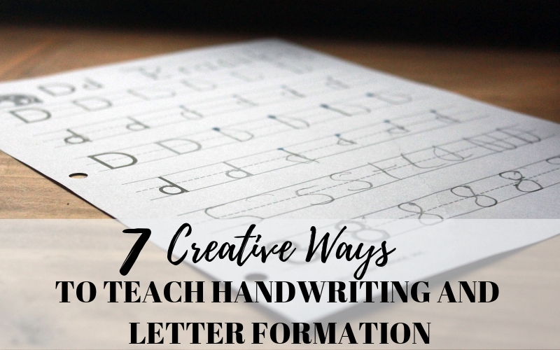 how to teach handwriting and correct letter formation