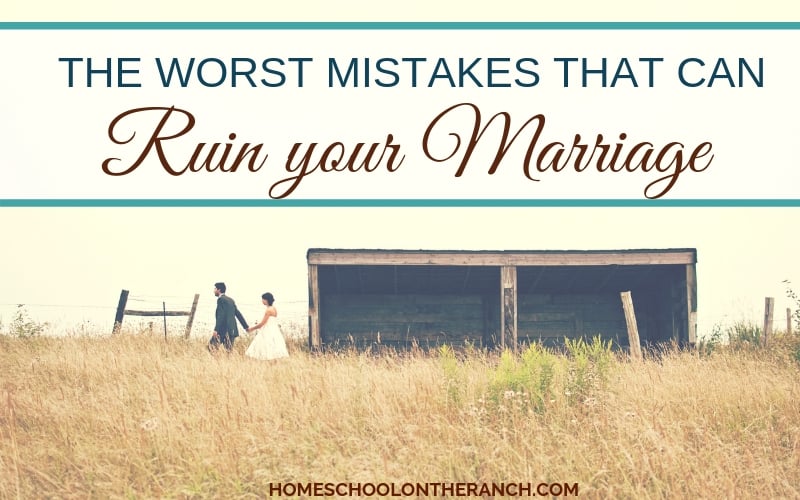 The worst mistakes that can ruin your marriage