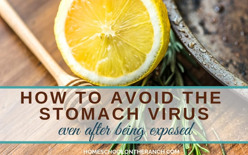How to avoid the stomach virus after being exposed.