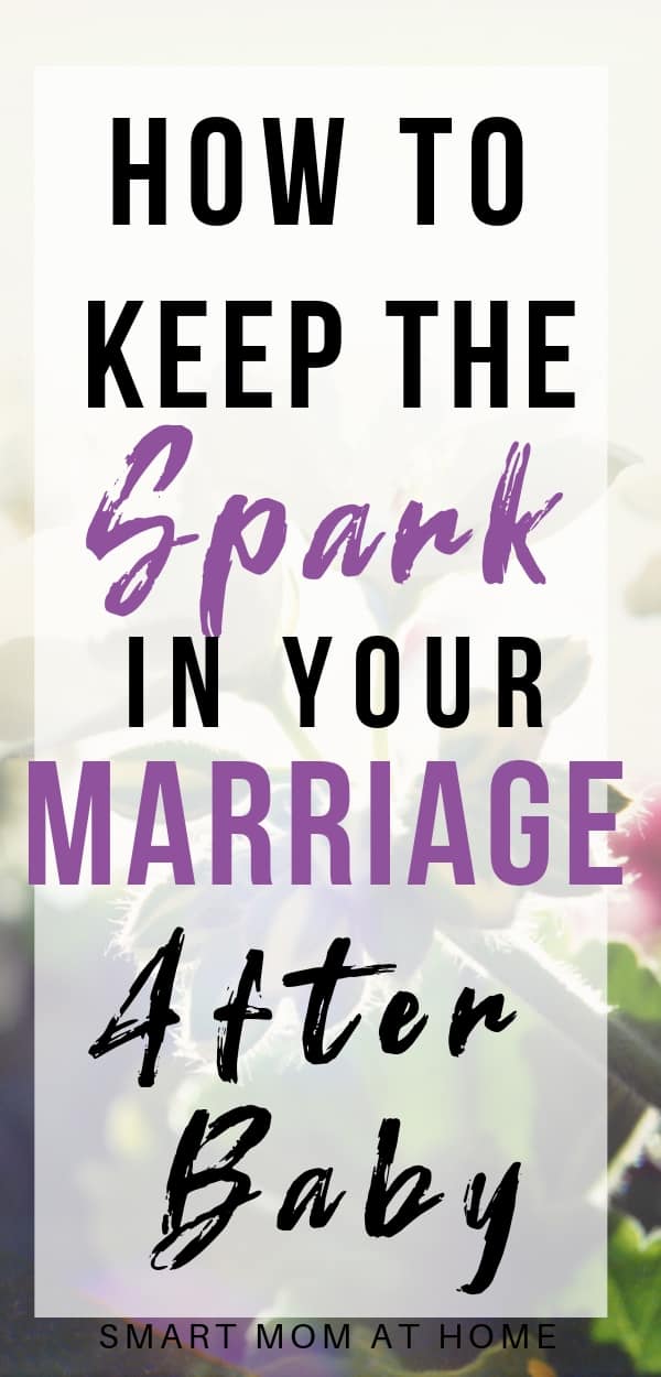 how to keep your marriage hot after babies pin image. Pin me!