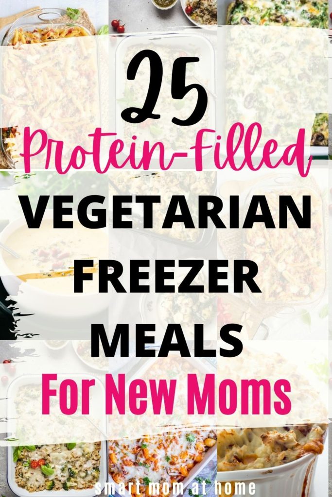 easy vegetarian freezer meals for new moms. Make ahead vegetarian freezer meals